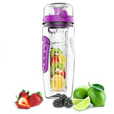 Ultra Portable Fruit Infusing Water Bottle 32oz Wine & Dining - Tophatter Daily Deals