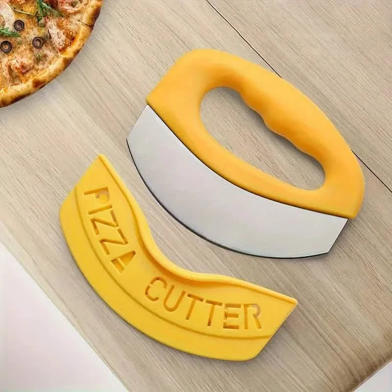 Ultra-Sharp Stainless Steel Pizza Cutter With Rocker Arm Kitchen Tools & Gadgets - Tophatter Daily Deals