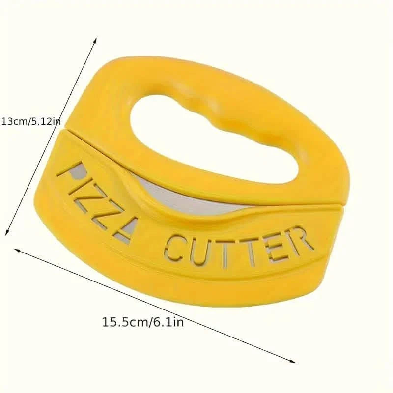 Ultra-Sharp Stainless Steel Pizza Cutter With Rocker Arm Kitchen Tools & Gadgets - Tophatter Daily Deals