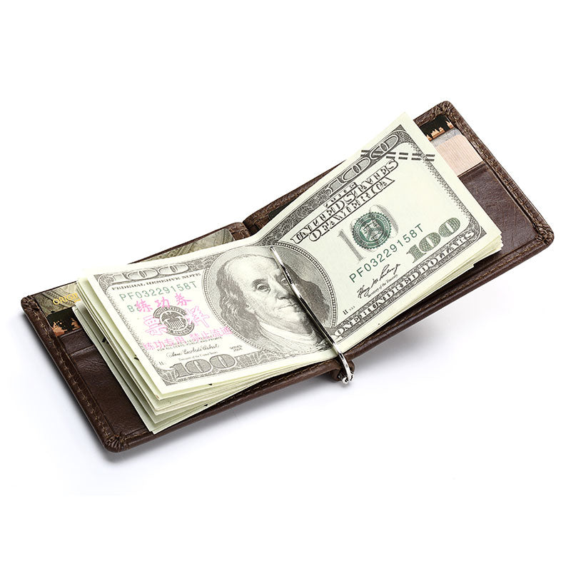 Ultra-thin Men's Money Clip Wallet Wallets - Tophatter Daily Deals