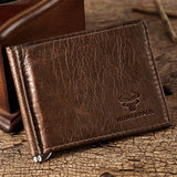 Ultra-thin Men's Money Clip Wallet Coffee Wallets - Tophatter Daily Deals