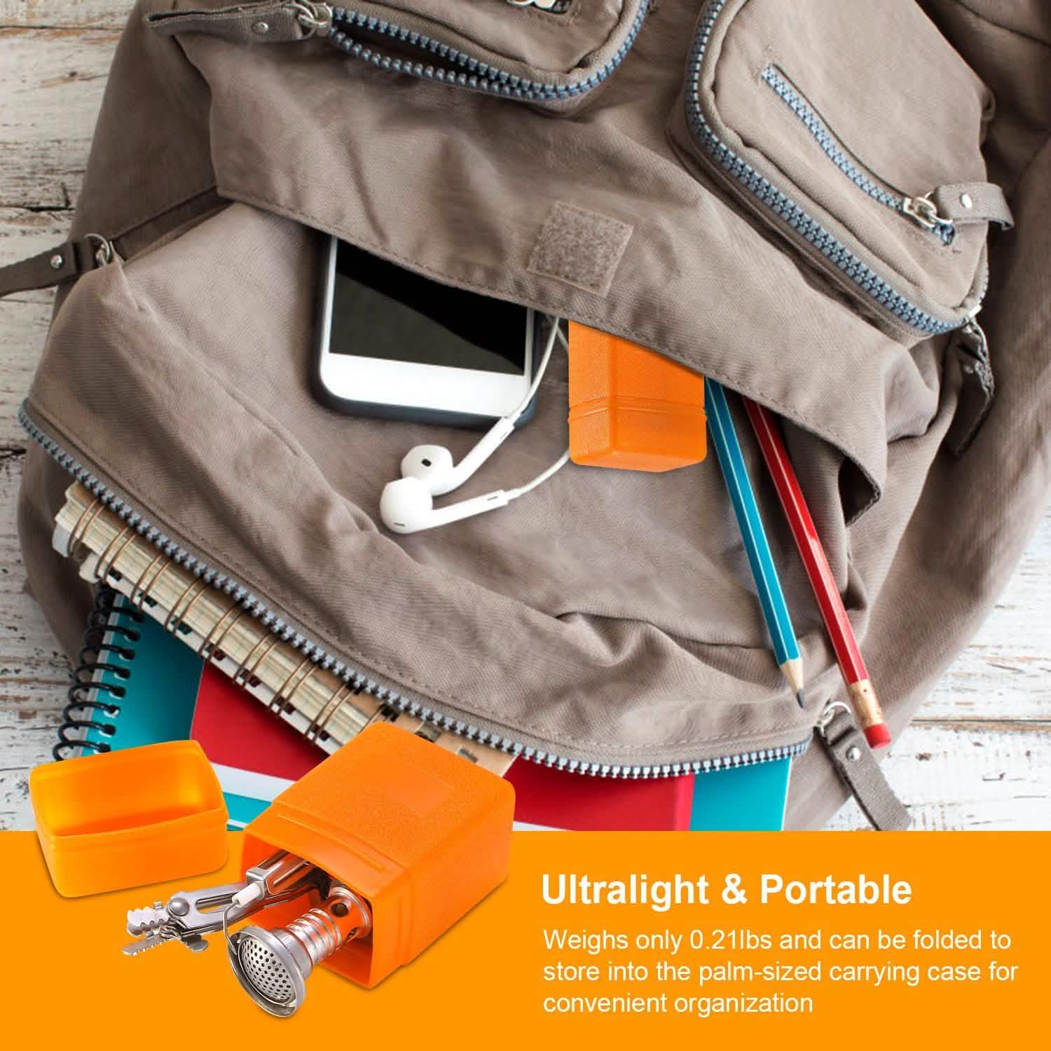 Ultralight Portable Camping Stoves Outdoor Recreation - Tophatter Daily Deals