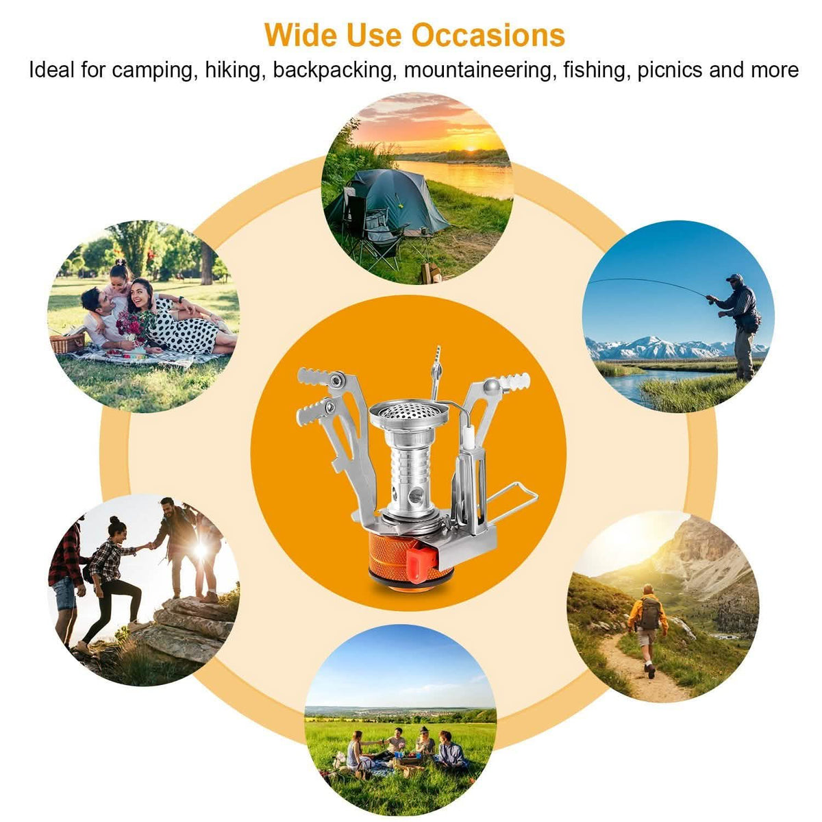Ultralight Portable Camping Stoves Outdoor Recreation - Tophatter Daily Deals