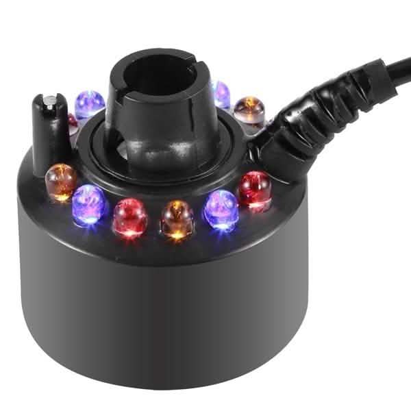 Ultrasonic Humidifier Mist Maker Fogger with 12 LED Garden & Patio - Tophatter Daily Deals