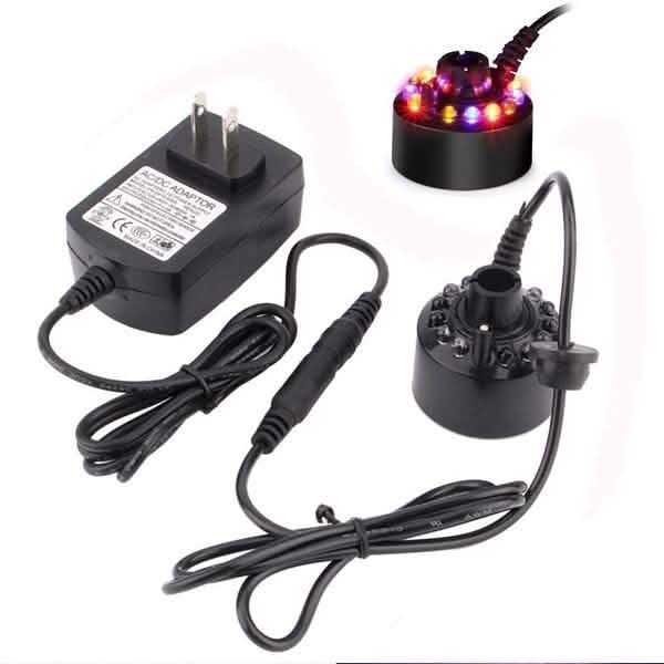 Ultrasonic Humidifier Mist Maker Fogger with 12 LED Garden & Patio - Tophatter Daily Deals