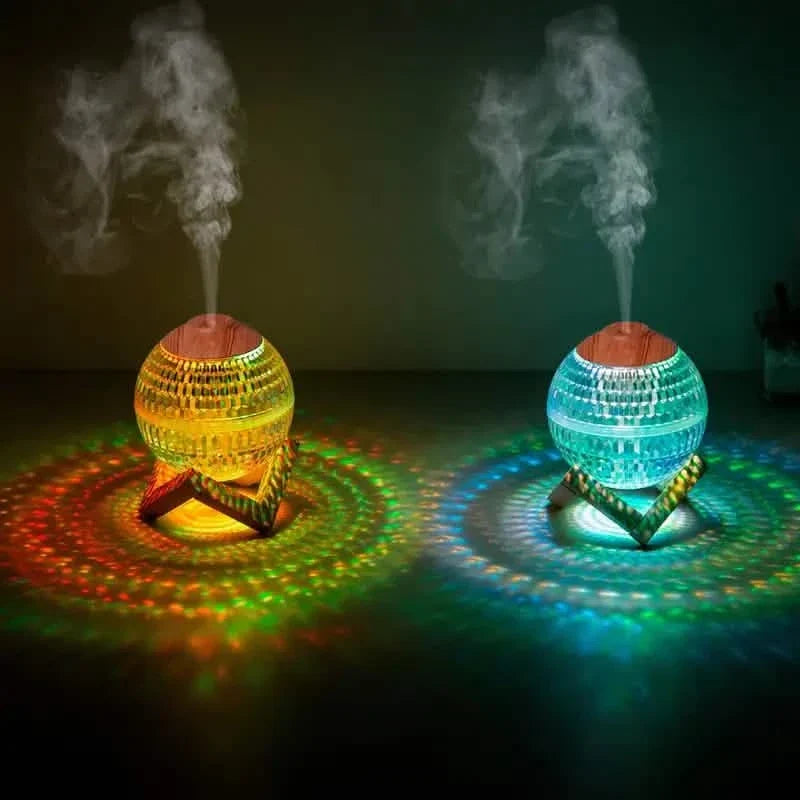 Ultrasonic Moon Night Light Humidifier Dimmable USB Humidificador Mist Maker Health & Wellness - Tophatter Daily Deals