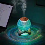 Ultrasonic Moon Night Light Humidifier Dimmable USB Humidificador Mist Maker Health & Wellness - Tophatter Daily Deals
