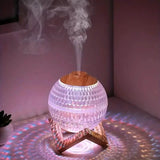 Ultrasonic Moon Night Light Humidifier Dimmable USB Humidificador Mist Maker Health & Wellness - Tophatter Daily Deals