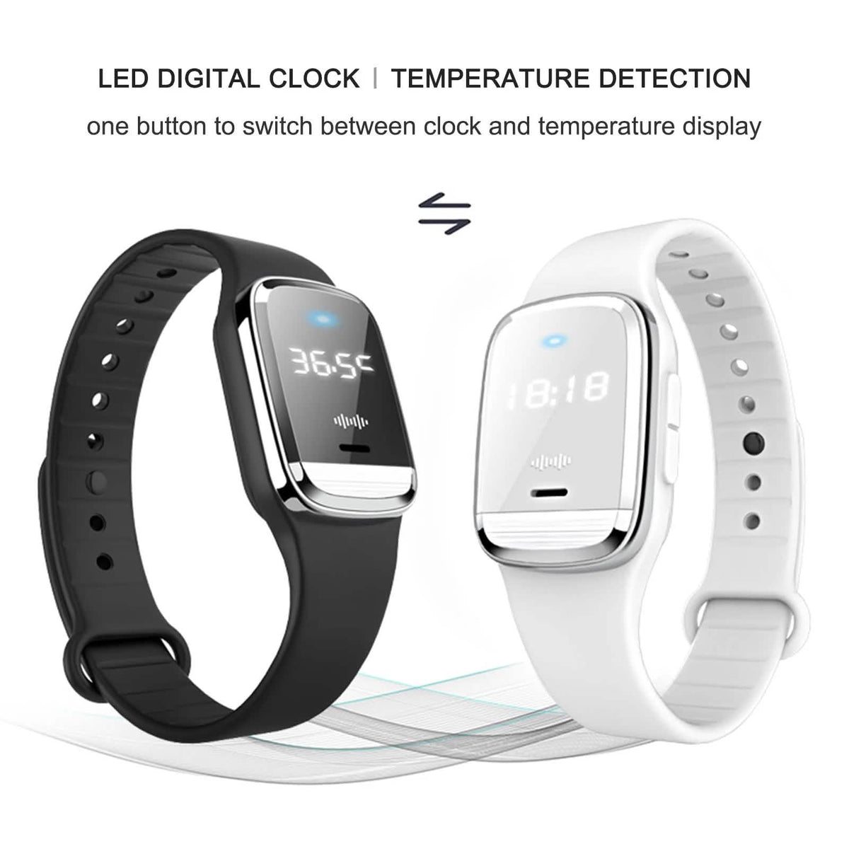 Ultrasonic Mosquito Repellent Watch Pest Control - Tophatter Daily Deals