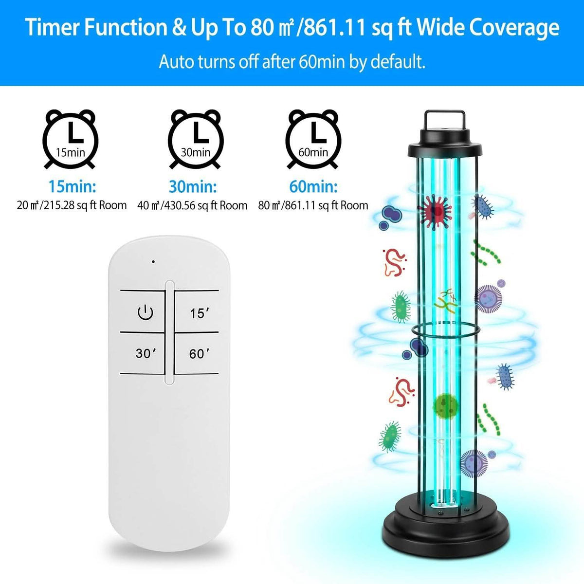 Ultraviolet Disinfection Sterilizer Tube Light Health & Wellness - Tophatter Daily Deals