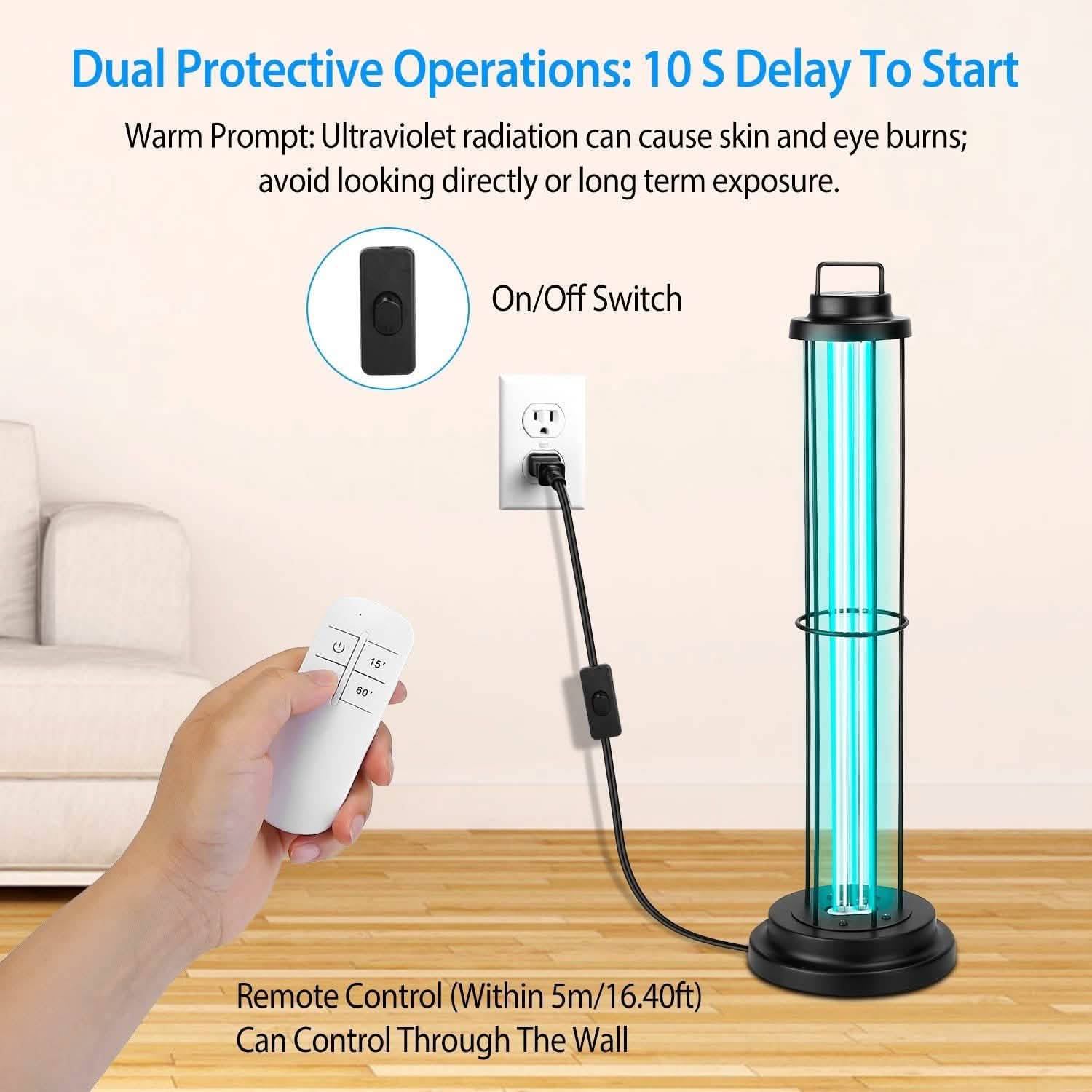 Ultraviolet Disinfection Sterilizer Tube Light Health & Wellness - Tophatter Daily Deals