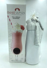 Tall Cream Whipper 1 Pint – Kitchen Whipped Cream Dispenser > Novelties > Candy & Edible Items - Tophatter Daily Deals