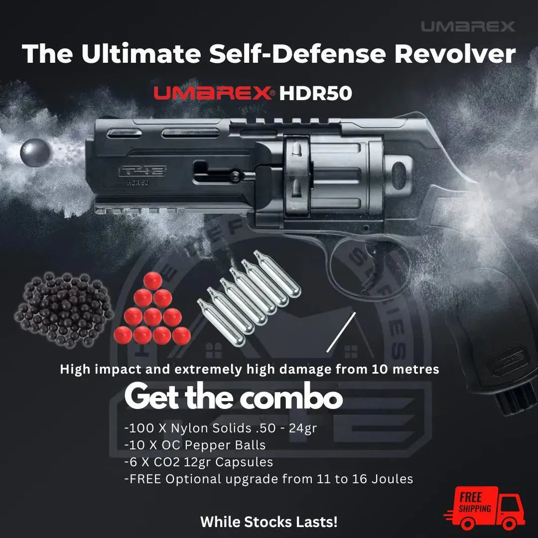 UMAREX 2.4758 HDR50 T4E REVOLVER .50CAL 11J COMBO - Tophatter's Army Deals PAINTBALL - Tophatter Daily Deals