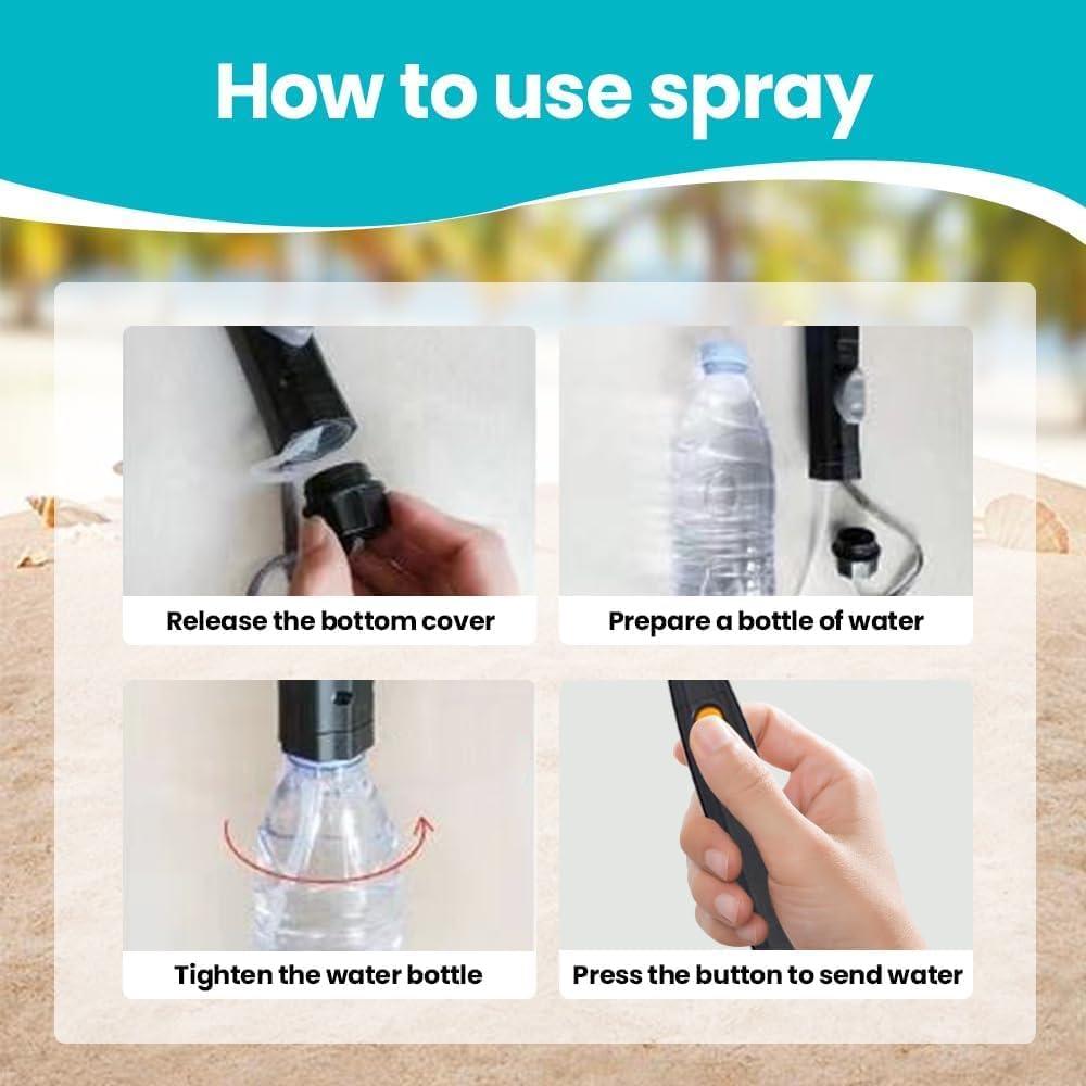 Sun Protection Umbrella - UV Blocking Umbrella With Fan 3 in 1 With Sun Umbrella For Travel Fishing Hot Accessories - Tophatter Daily Deals