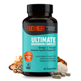 Organic Mushroom Complex Supplement Capsules 60 Capsules Health & Wellness - Tophatter Daily Deals