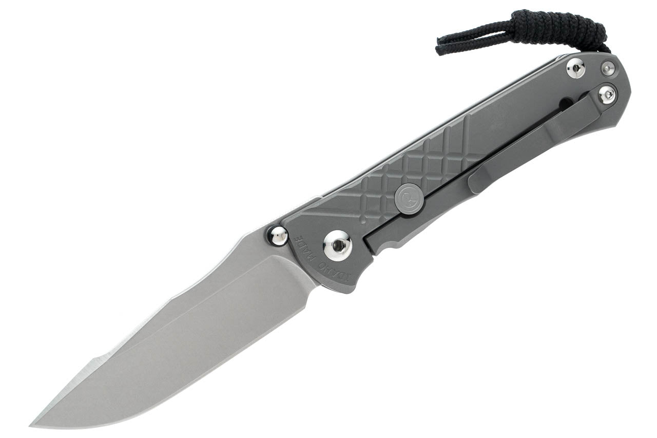 Chris Reeve Knives Umnumzaan - Left Handed Glass Blasted Handle - Drop Point - UMN-1013 - Tophatter Daily Deals