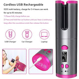 Unbound Cordless Automatic Hair Curler Beauty & Personal Care - Tophatter Daily Deals