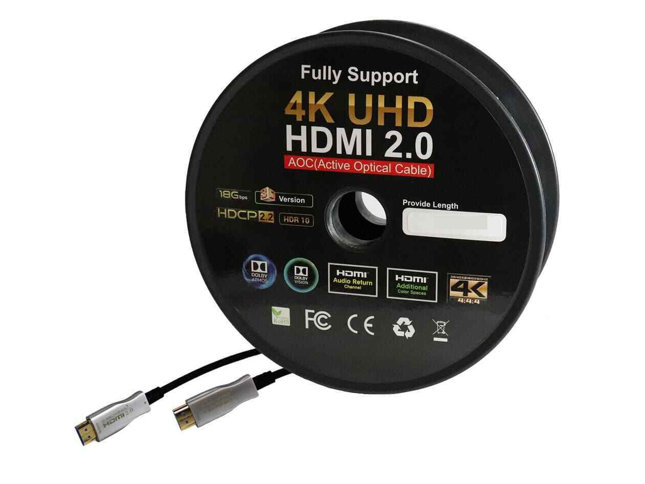UNBRANDED FIBRE OPTIC HDMI CABLE 50M - Tophatter's Army Deals CCTV - Tophatter Daily Deals
