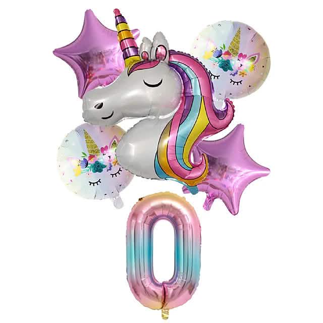 Unicorn Balloons for Birthday Decorations 0 School, Office & Art Supplies - Tophatter Daily Deals