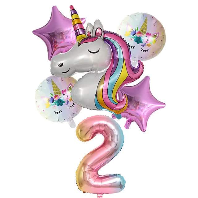 Unicorn Balloons for Birthday Decorations 2 School, Office & Art Supplies - Tophatter Daily Deals