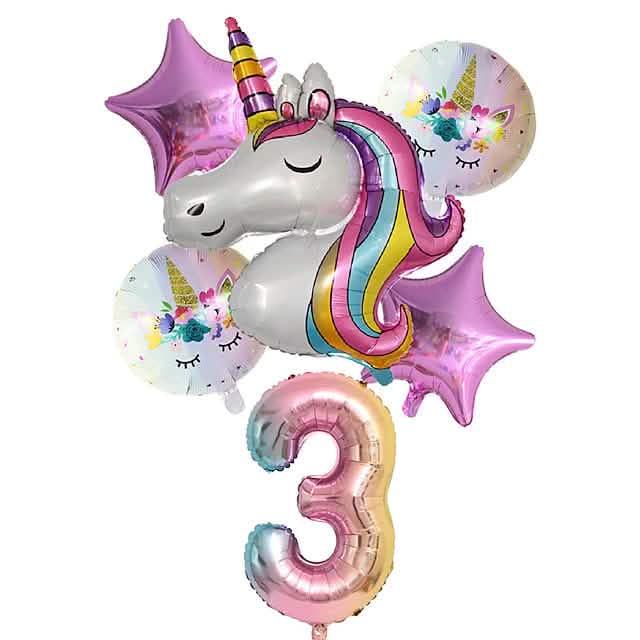 Unicorn Balloons for Birthday Decorations 3 School, Office & Art Supplies - Tophatter Daily Deals