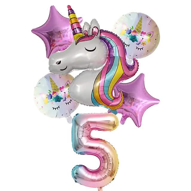 Unicorn Balloons for Birthday Decorations 5 School, Office & Art Supplies - Tophatter Daily Deals