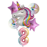 Unicorn Balloons for Birthday Decorations 8 School, Office & Art Supplies - Tophatter Daily Deals