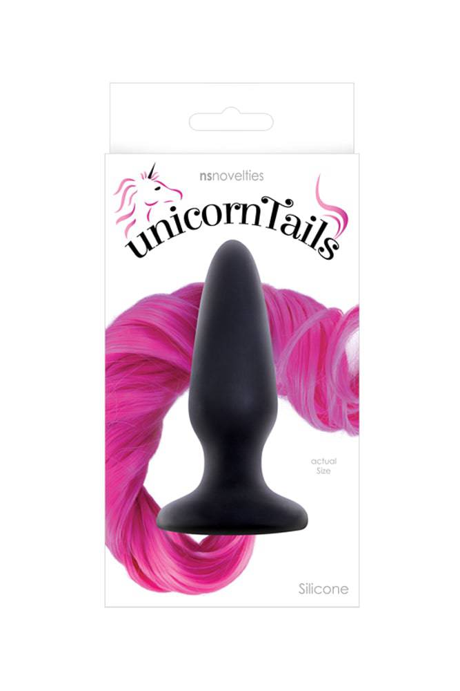 NS Novelties - UnicornTails - Tail Plug - Black/Pink Sex Toy - Tophatter Daily Deals