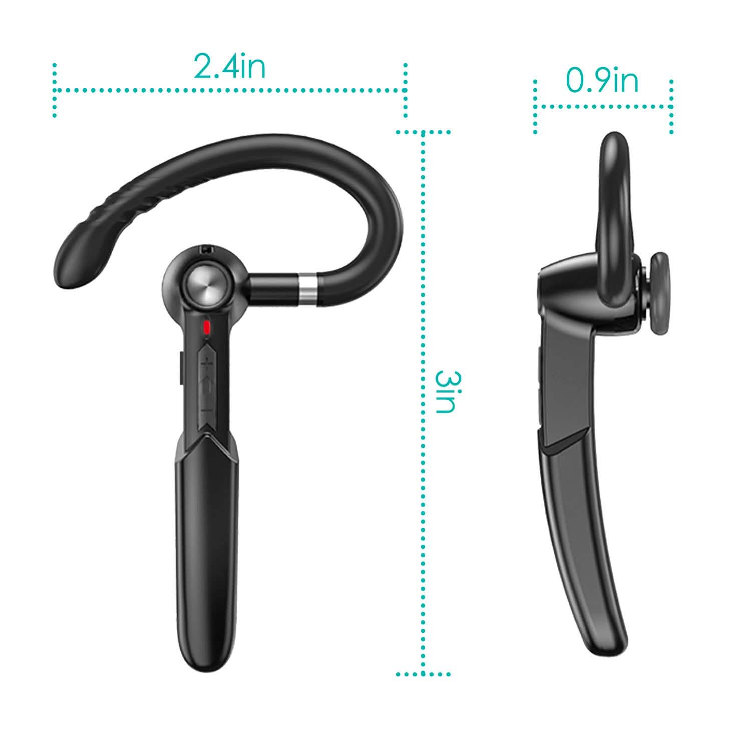 Unilateral V5.0 Wireless in-Ear Headset with Hook Mobile Accessories - Tophatter Daily Deals