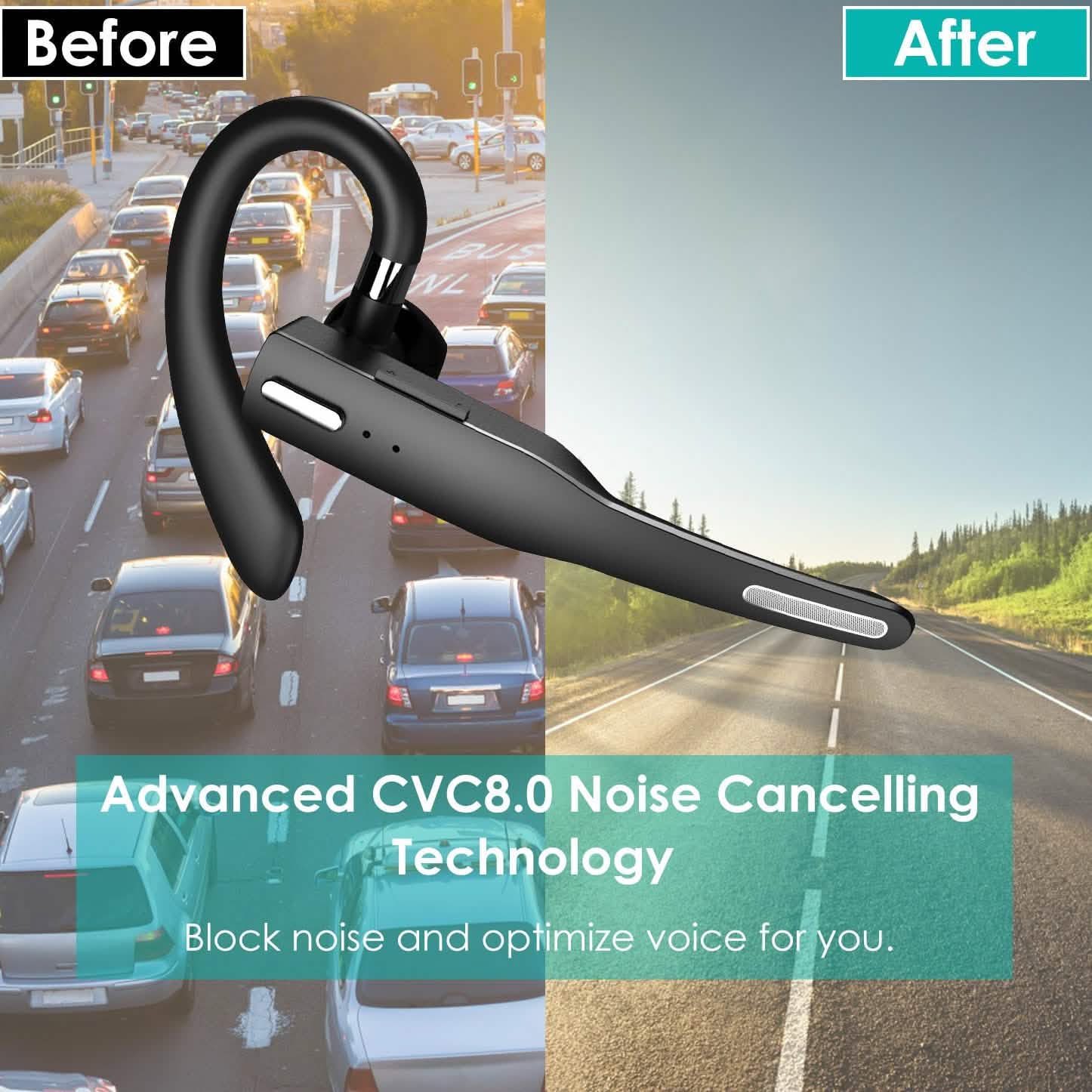 Unilateral Wireless V5.1 Business Earpiece with Charging Case Mobile Accessories - Tophatter Daily Deals