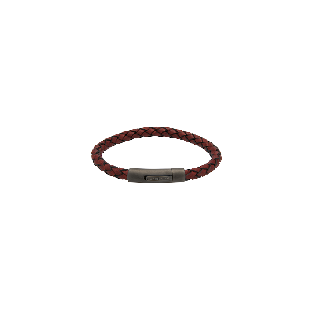 Unique Leather Bracelets Anti.Red Leather. BL Edge Jewllery - Tophatter Daily Deals