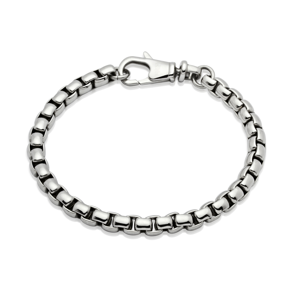 Unique Stainless Steel Bracelet Stainless Steel Rounded Bracelet Men Gift - Tophatter Daily Deals