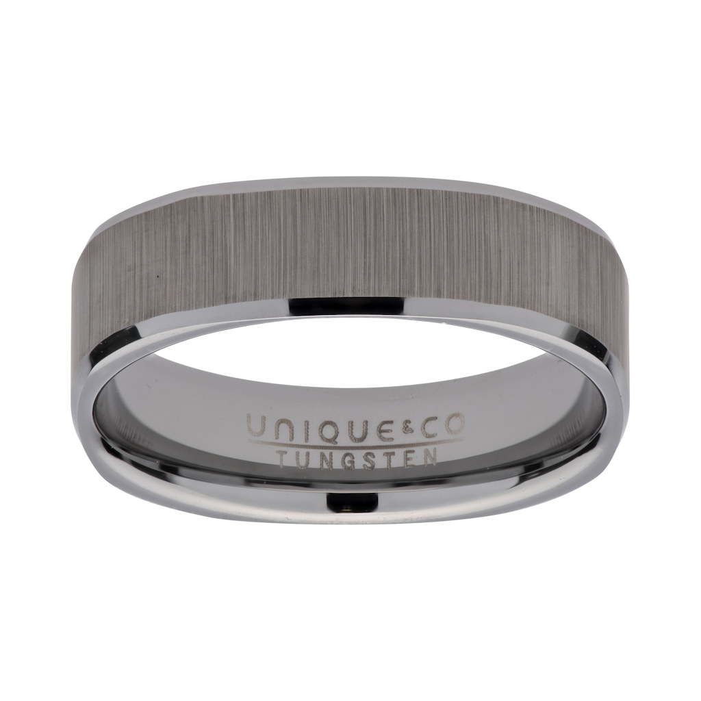 Unique Tungsten Carbide Ring Men Gift - Tophatter Daily Deals