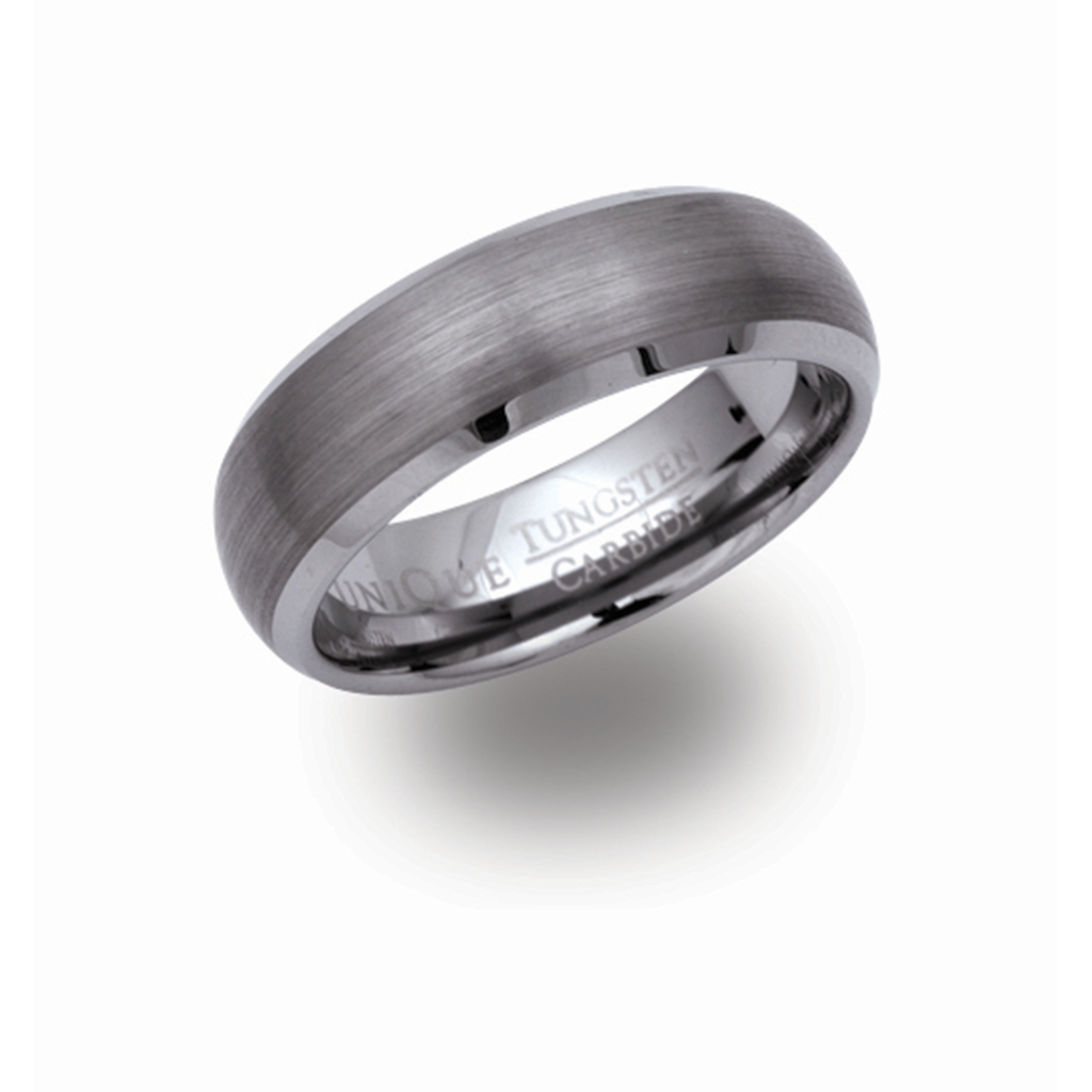 Unique Tungsten Carbide Ring Men Gift - Tophatter Daily Deals