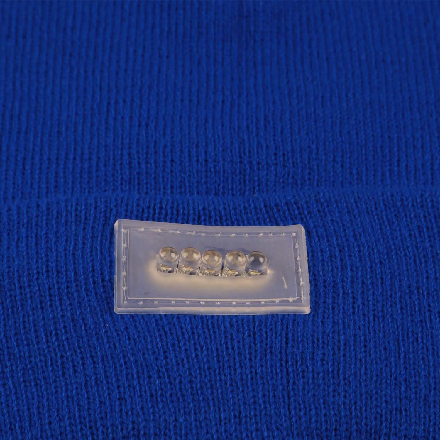 Unisex 5 LED Knitted Beanie Winter Warm Hat Hats - Tophatter Daily Deals