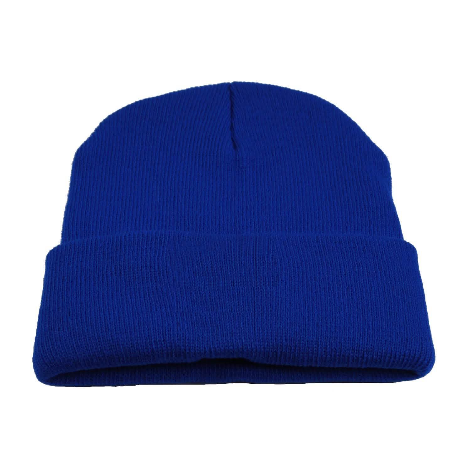 Unisex 5 LED Knitted Beanie Winter Warm Hat Hats - Tophatter Daily Deals