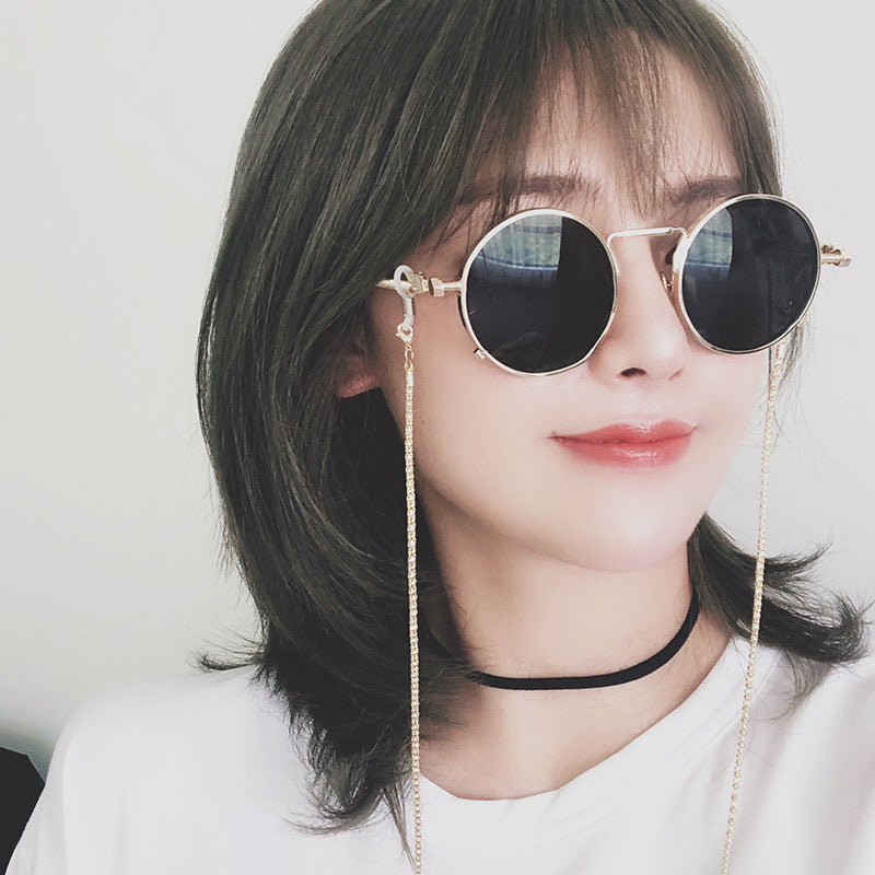 Unisex Anti-Reflective Mirror Round Metal Sun Glasses Sunglasses - Tophatter Daily Deals