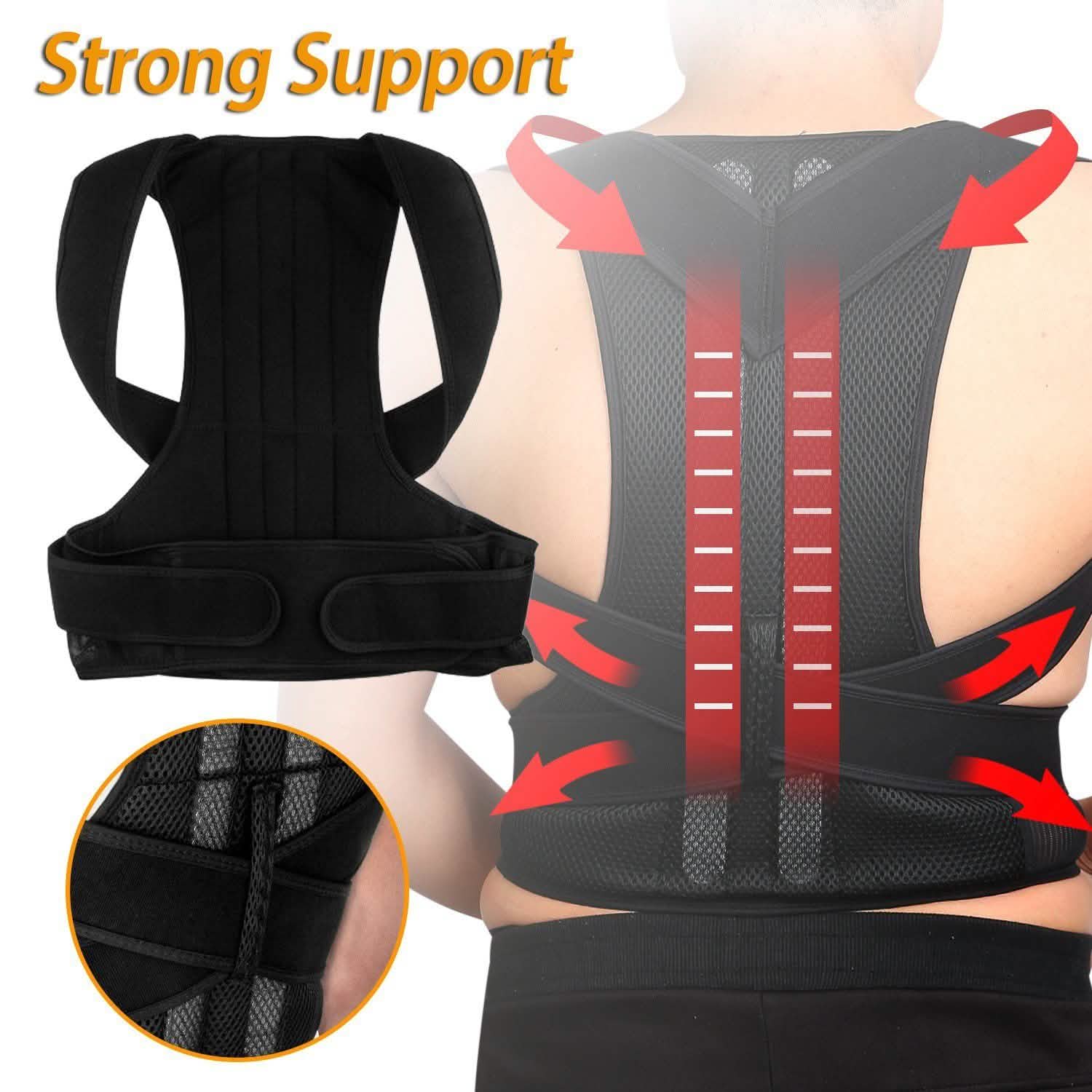 Unisex Back Posture Corrector Health & Wellness - Tophatter Daily Deals