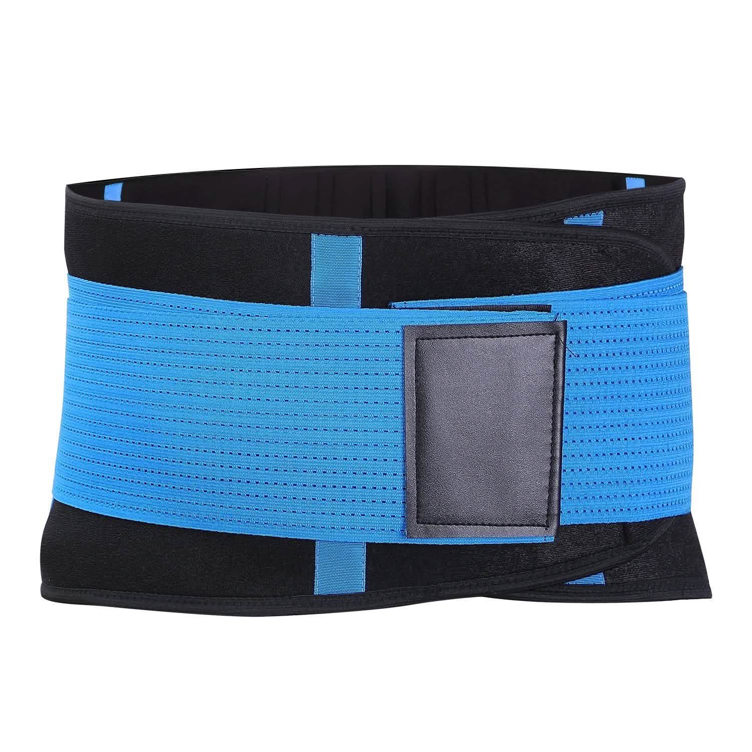 Unisex Back Support Belt Blue Health & Wellness - Tophatter Daily Deals