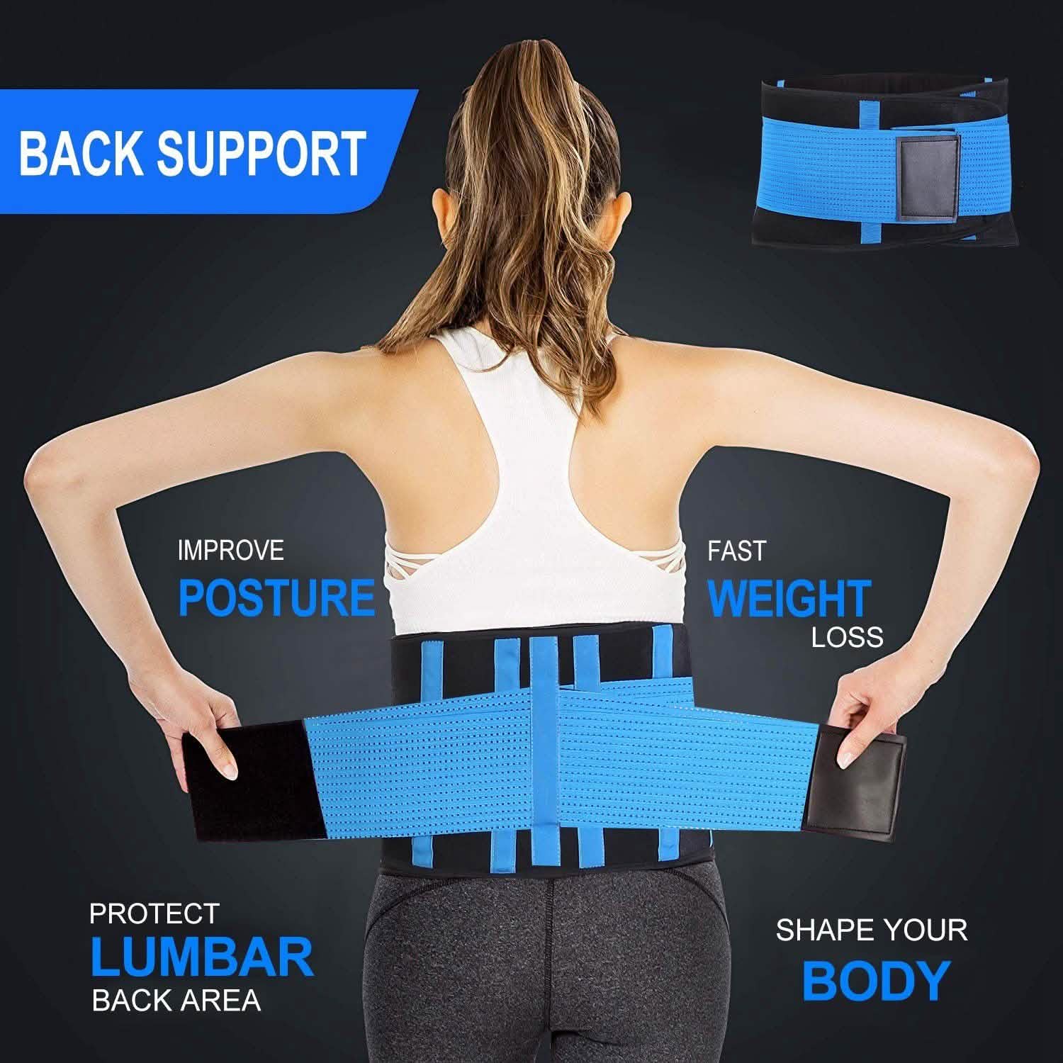 Unisex Back Support Belt Health & Wellness - Tophatter Daily Deals