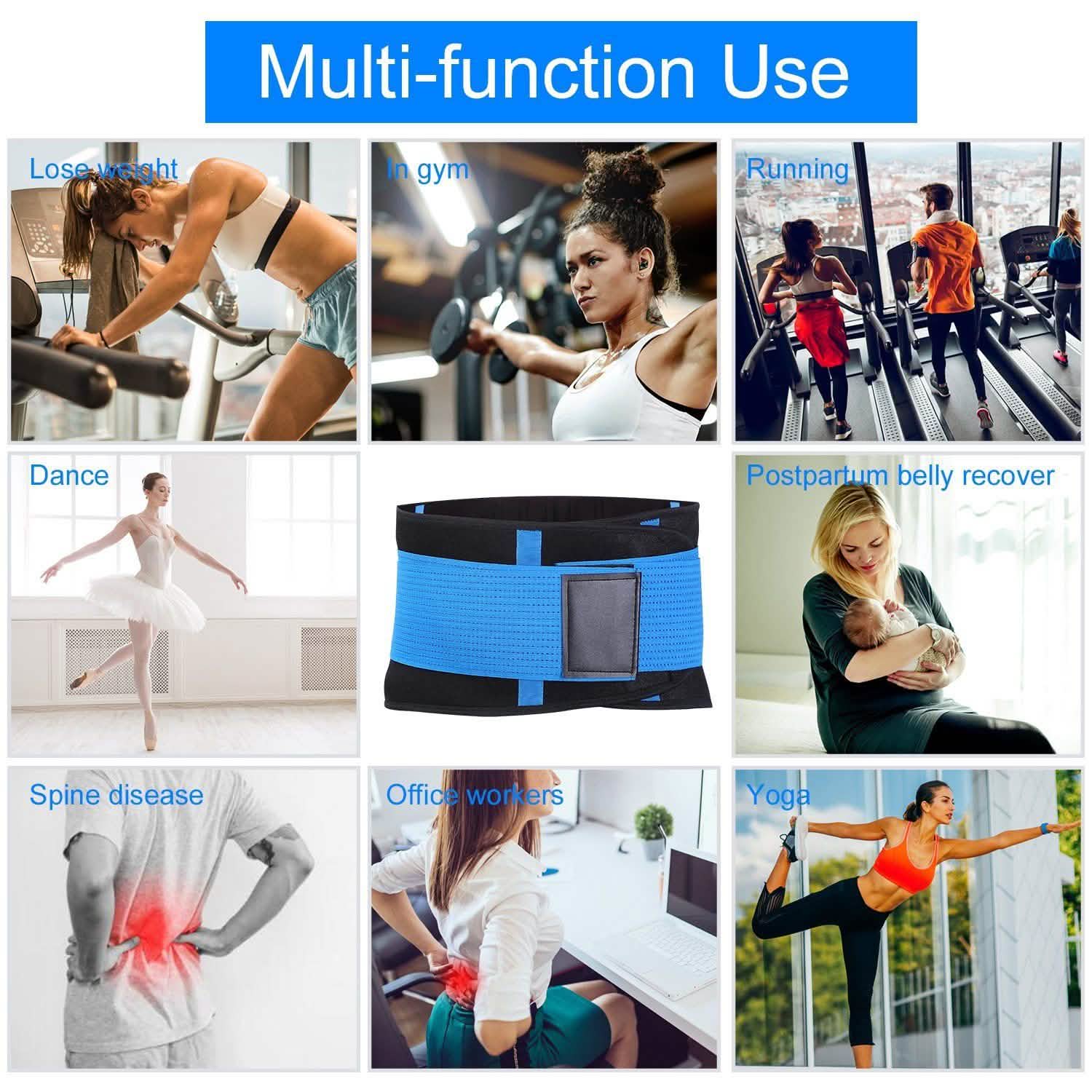 Unisex Back Support Belt Health & Wellness - Tophatter Daily Deals