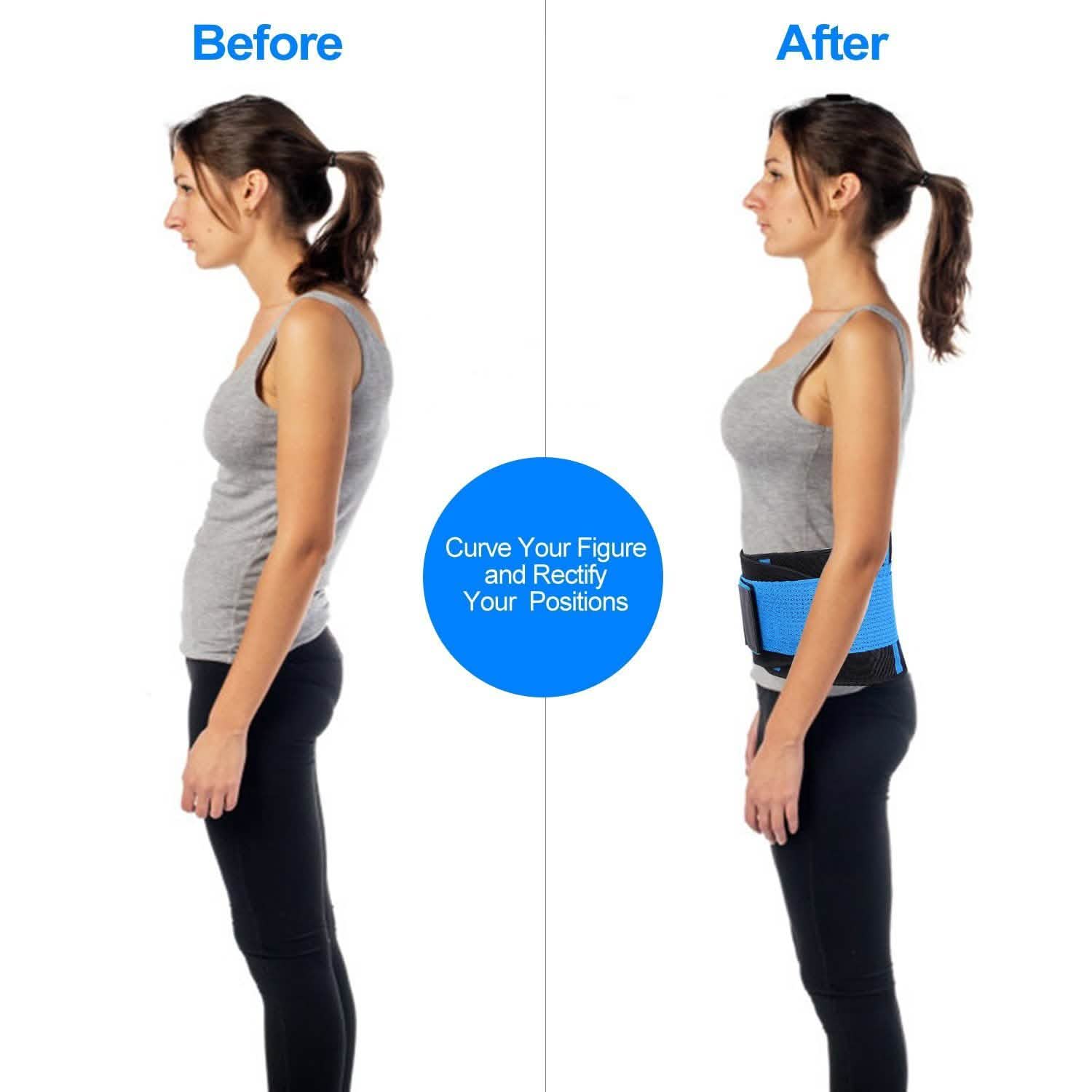 Unisex Back Support Belt Health & Wellness - Tophatter Daily Deals