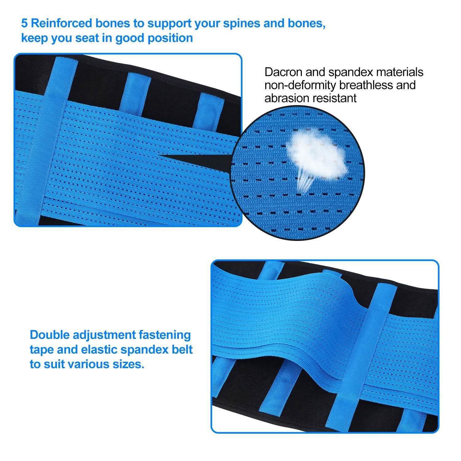 Unisex Back Support Belt Health & Wellness - Tophatter Daily Deals