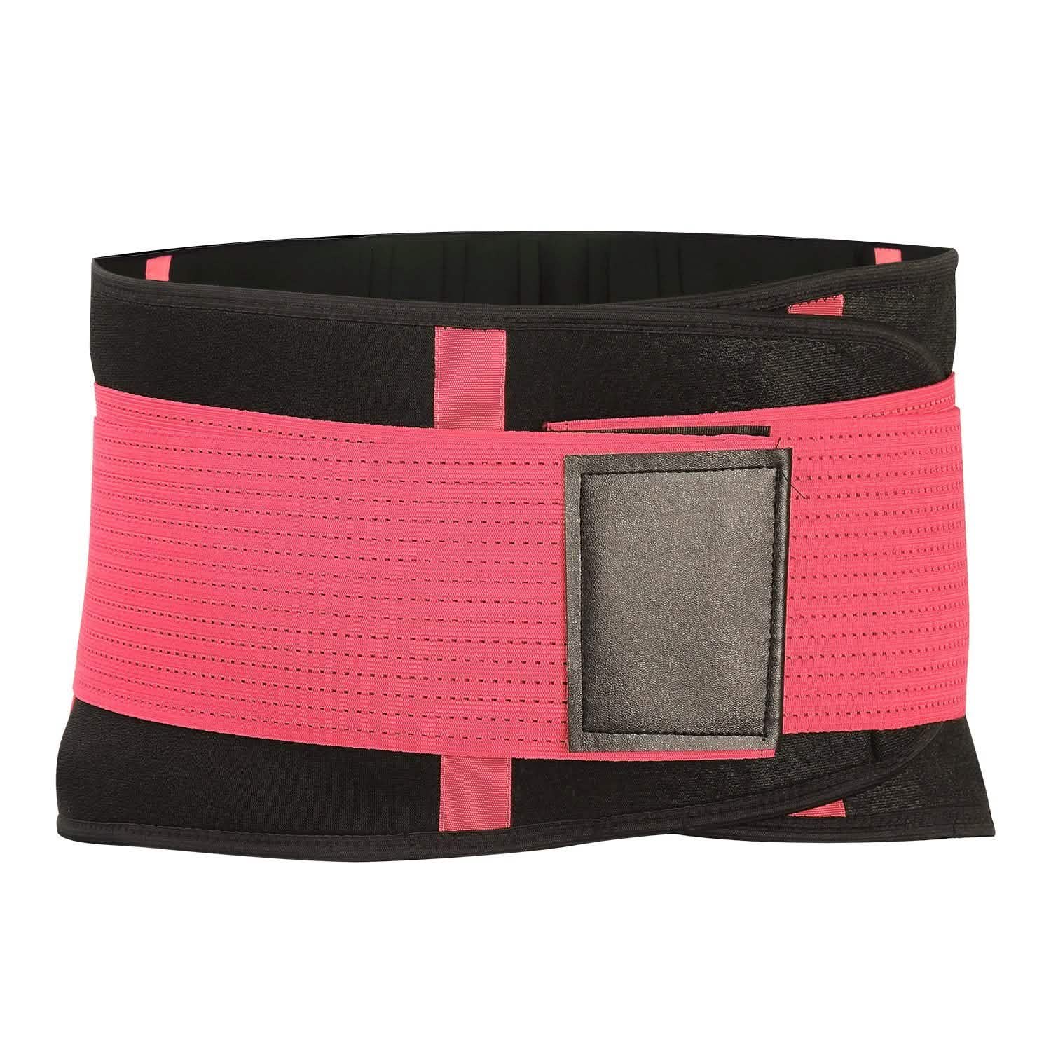 Unisex Back Support Belt Pink Health & Wellness - Tophatter Daily Deals