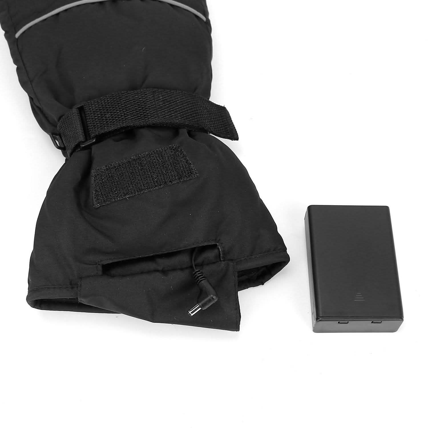 Unisex Battery Powered Heated Waterproof Gloves Outdoor Recreation - Tophatter Daily Deals