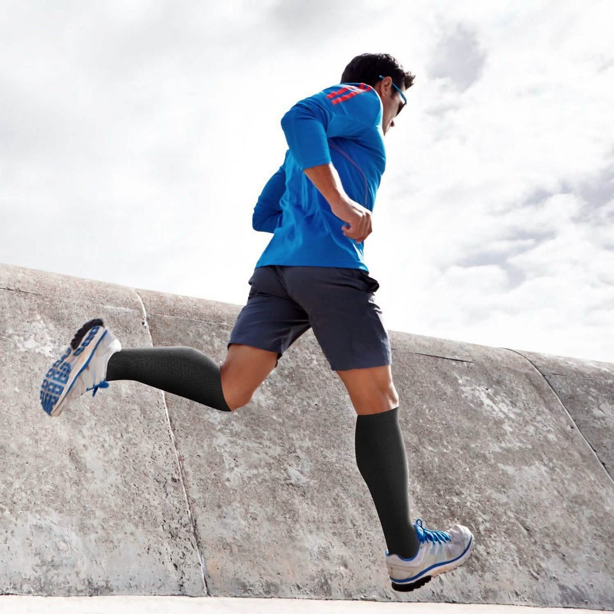 Unisex Compression Socks 15-20 mmHg Graduated Support Sports Fitness Health & Wellness - Tophatter Daily Deals