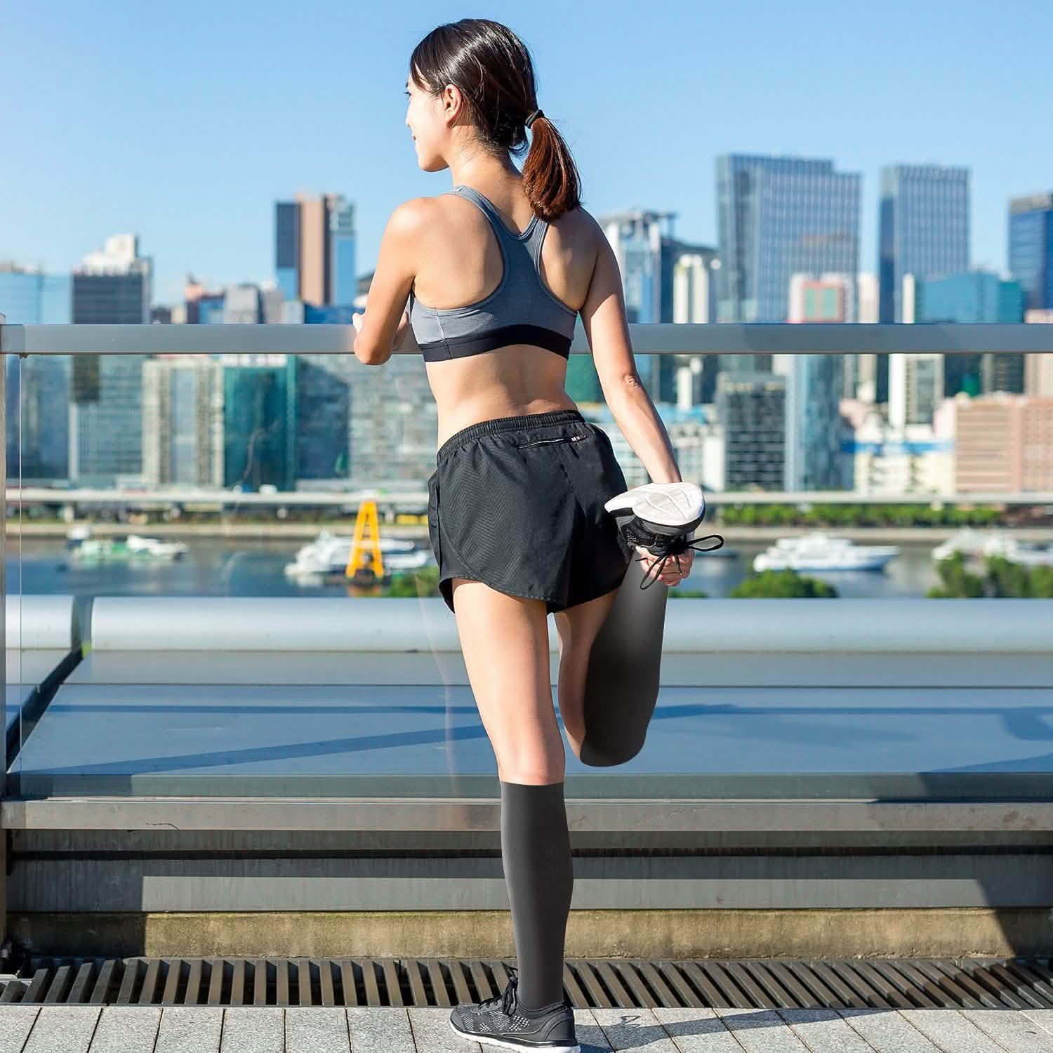 Unisex Compression Socks 15-20 mmHg Graduated Support Sports Fitness Health & Wellness - Tophatter Daily Deals