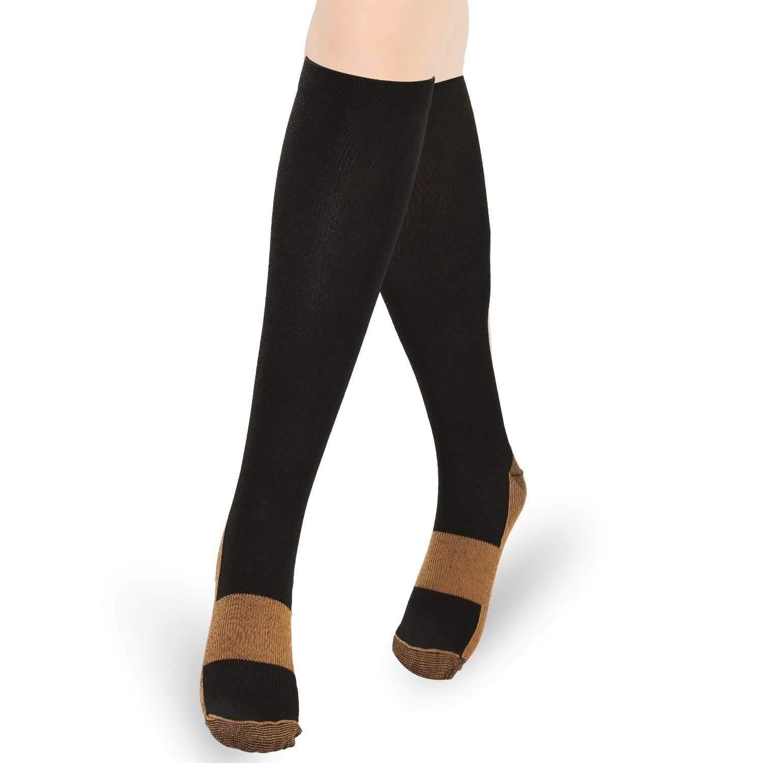 Unisex Copper Compression Socks Health & Wellness - Tophatter Daily Deals