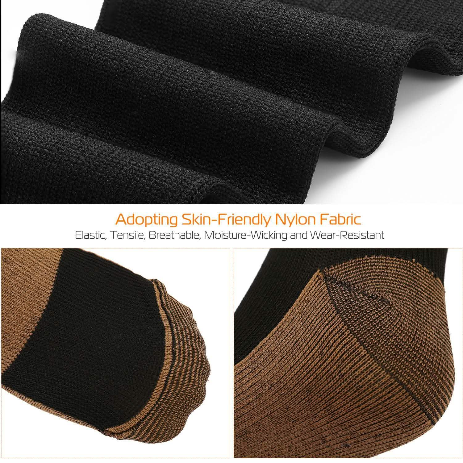 Unisex Copper Compression Socks Health & Wellness - Tophatter Daily Deals