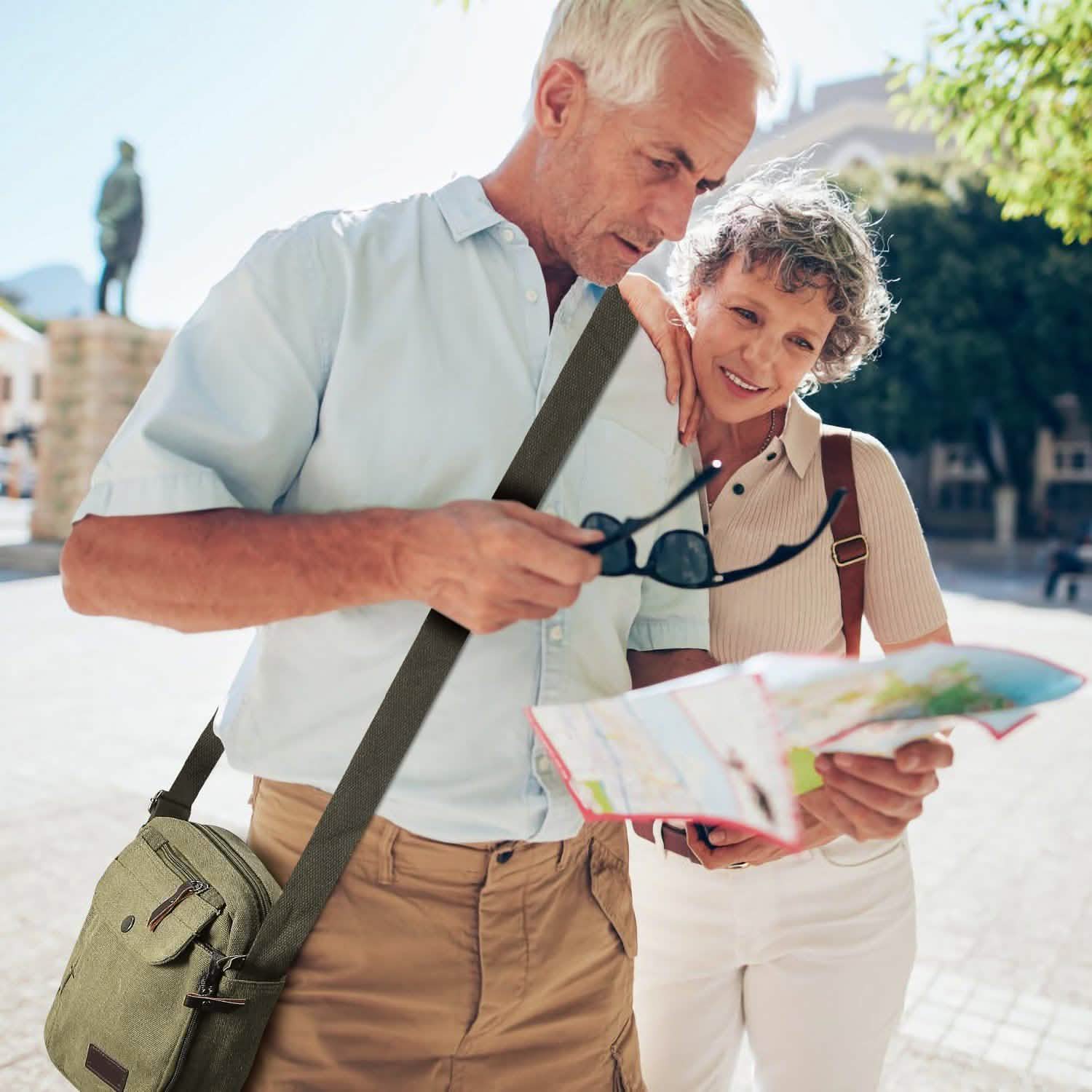 Unisex Crossbody Bags Canvas Handbags & Wallets - Tophatter Daily Deals